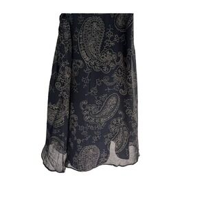 Vtg Midi 100%‎ Silk Skirt 10P Fairy Whimsical Lightweight Classy